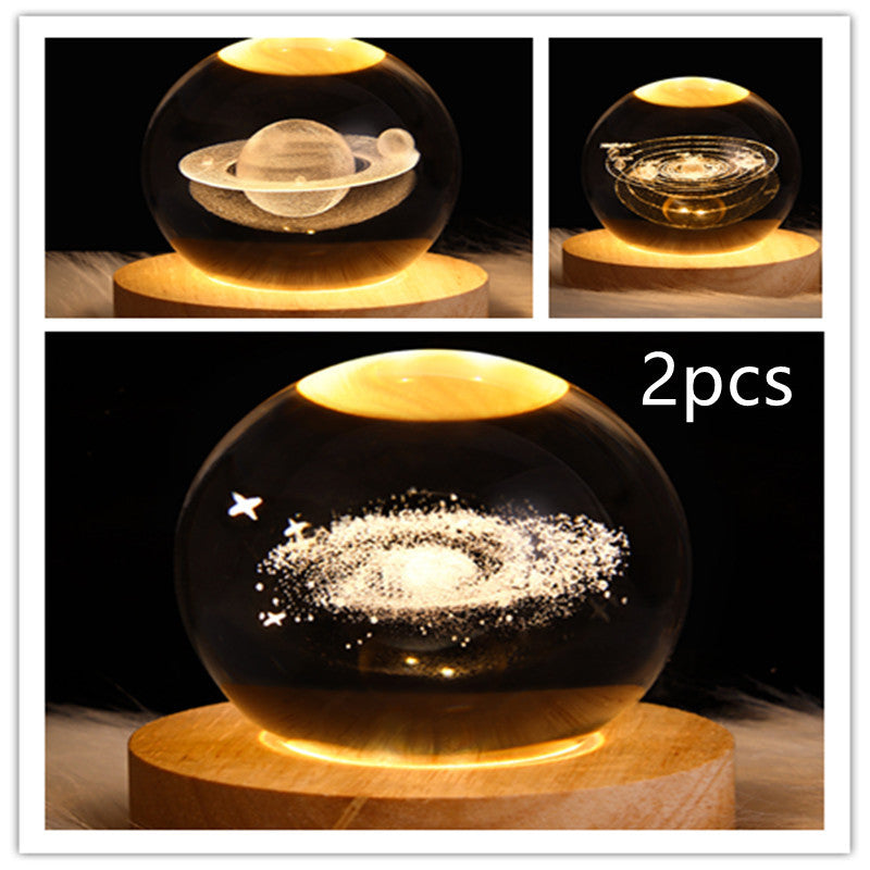 3D Planet Moon Lamp