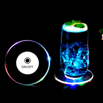 LED Glow Acrylic Coaster