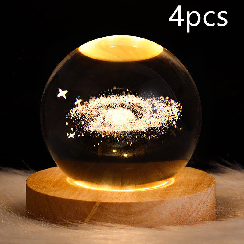 3D Planet Moon Lamp