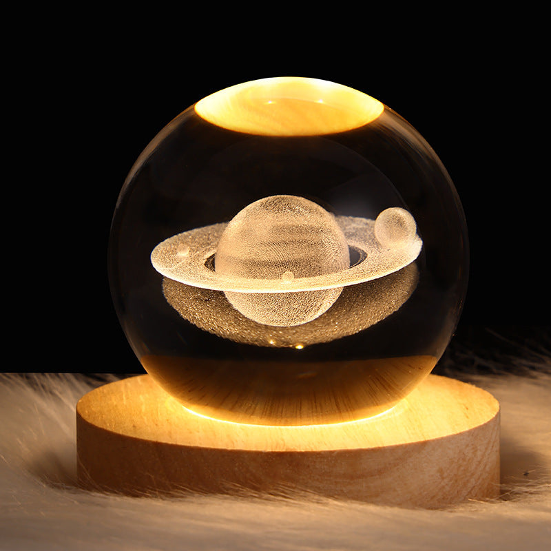 3D Planet Moon Lamp