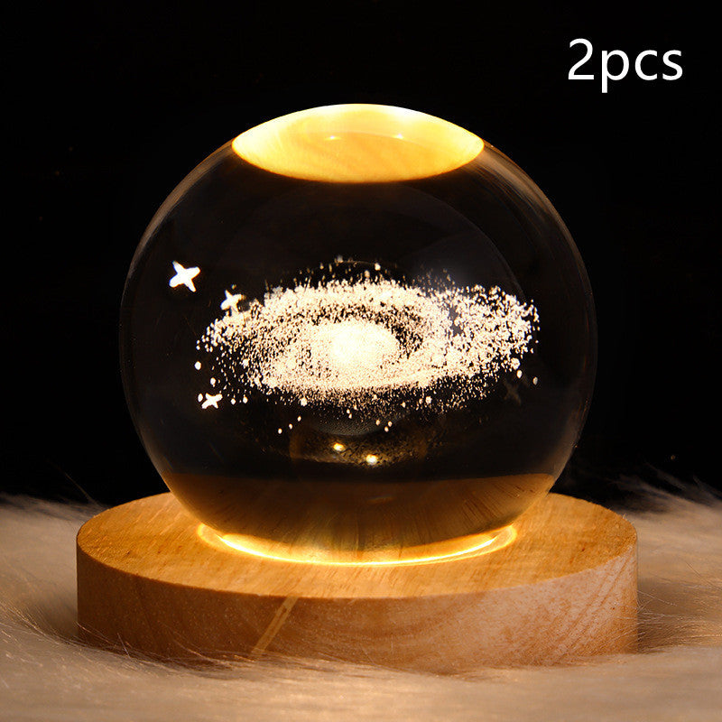 3D Planet Moon Lamp