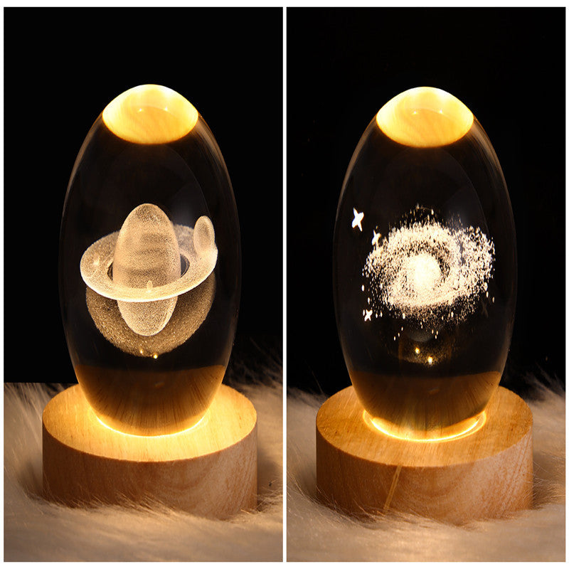 3D Planet Moon Lamp
