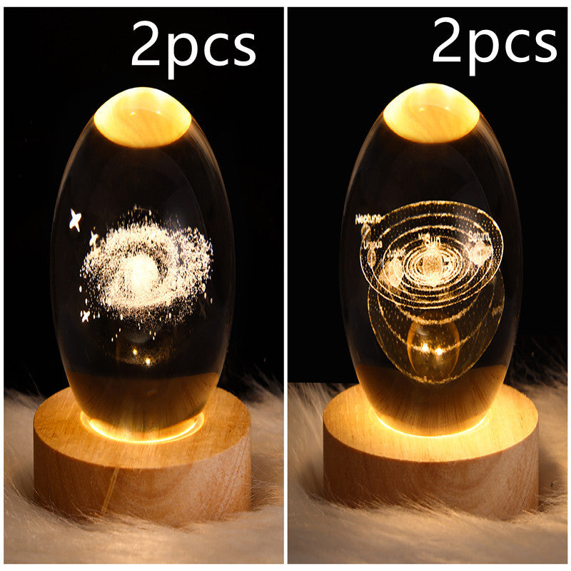 3D Planet Moon Lamp