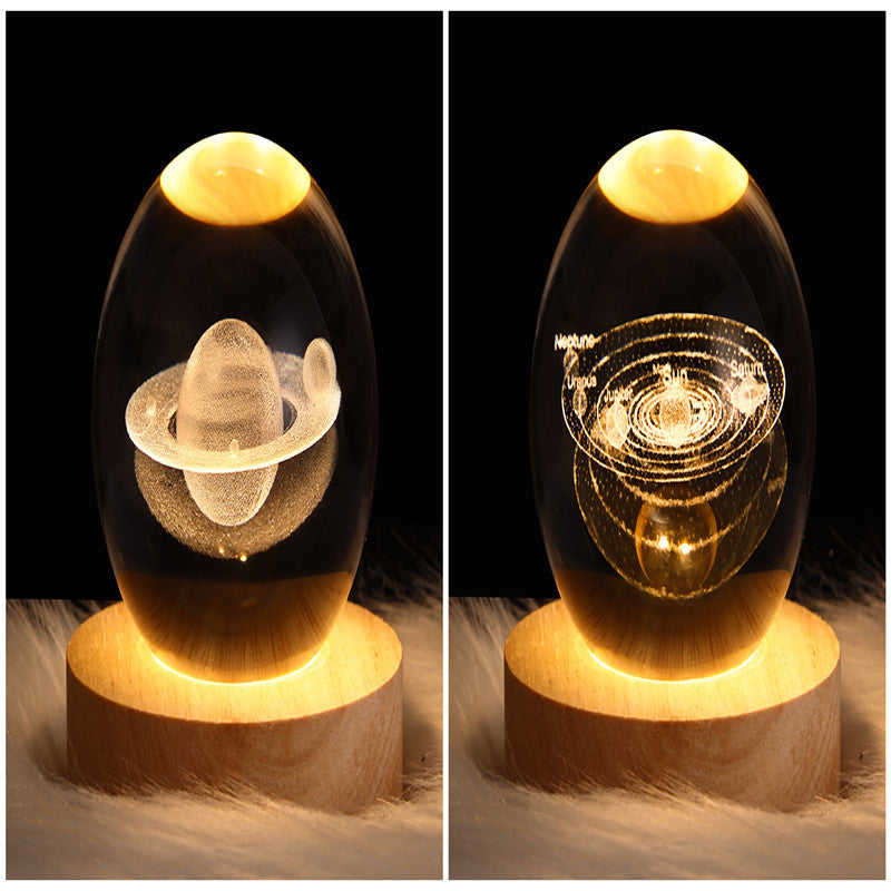3D Planet Moon Lamp