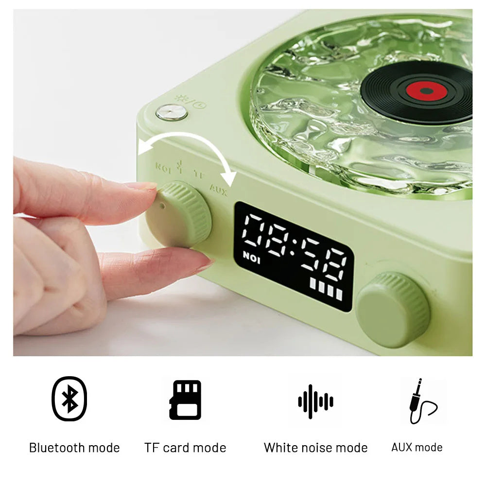Retro Vinyl Wireless Speaker Lamp