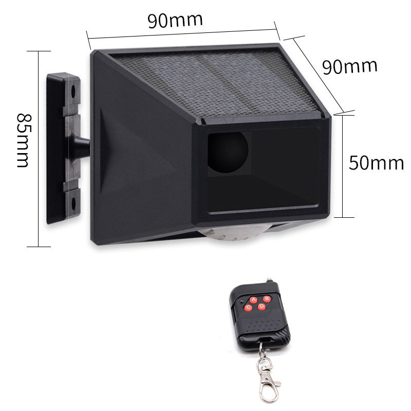 Solar Infrared Body Sensing Security Alarm Outdoor Lamp
