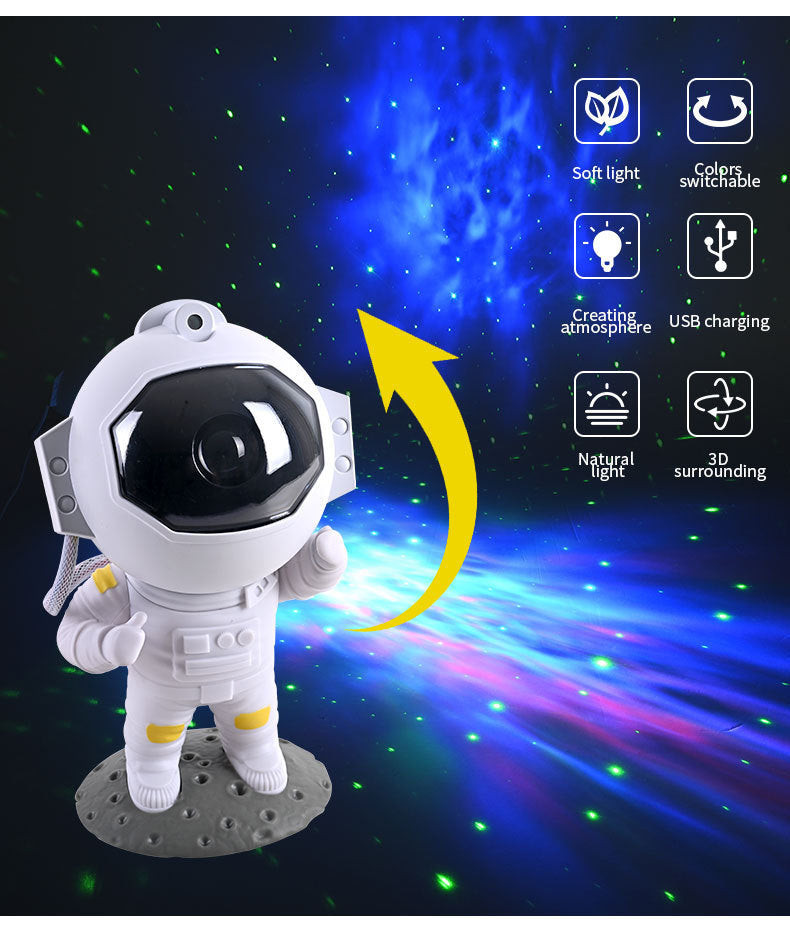 Astronaut Projector Galaxy Star Lamp