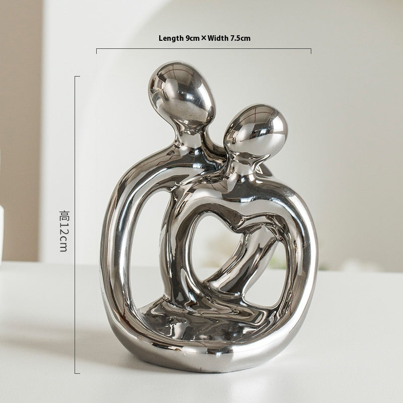 Modern Ceramic Couple Candlestick