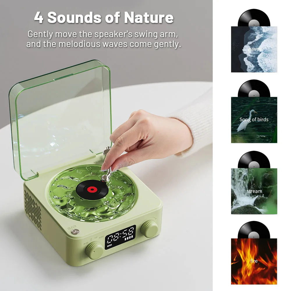 Retro Vinyl Wireless Speaker Lamp