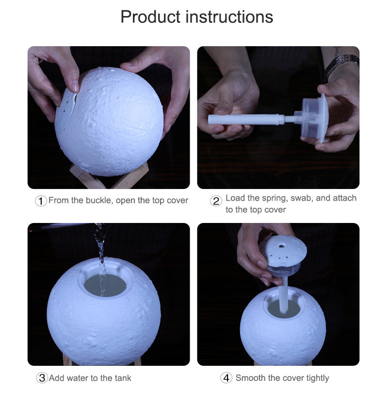 Moon Night Light Air Humidifier