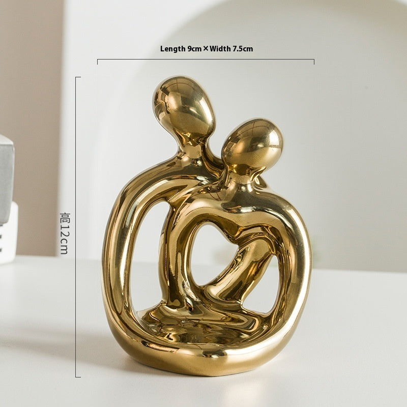 Modern Ceramic Couple Candlestick