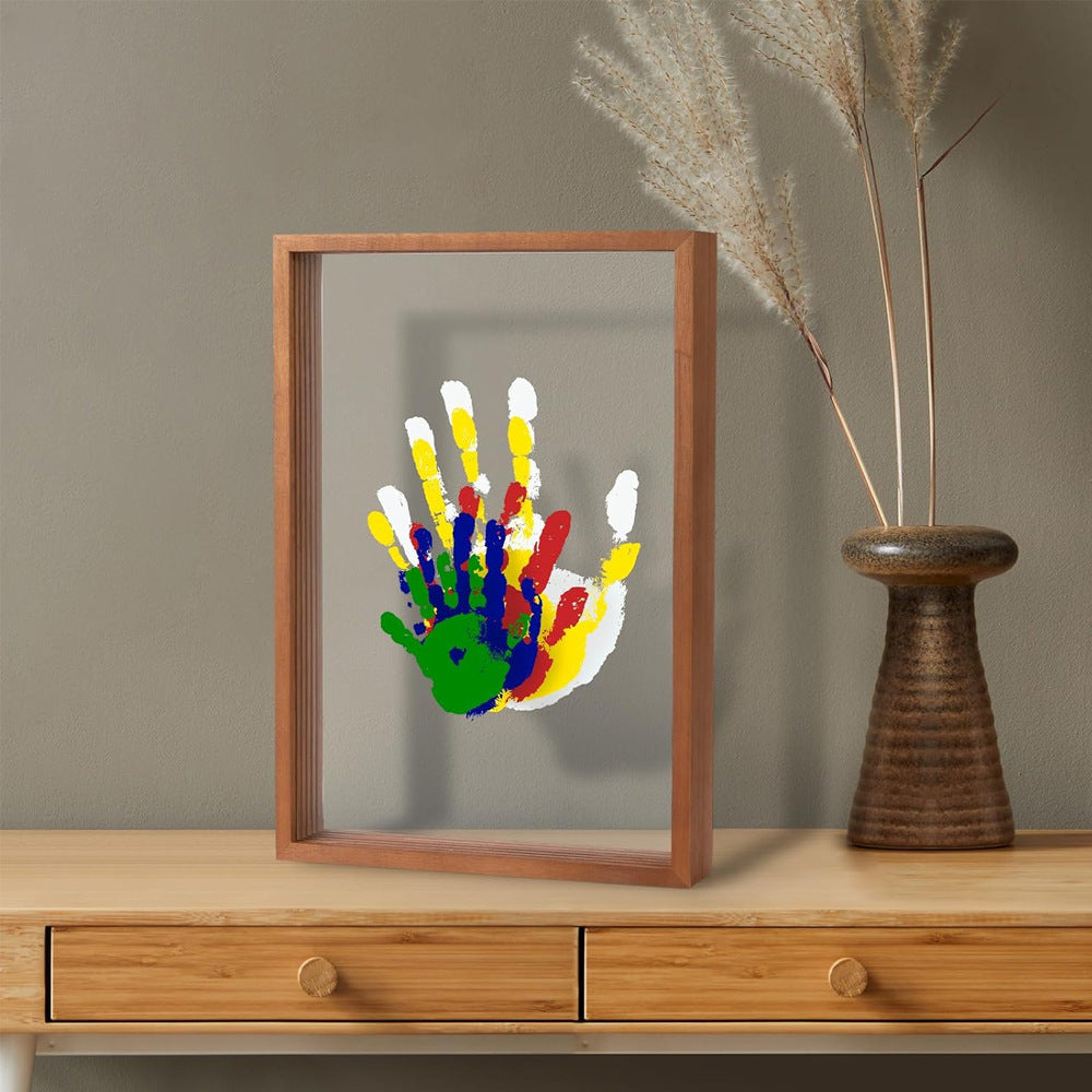 DIY Multi-person Handprint Art Souvenir