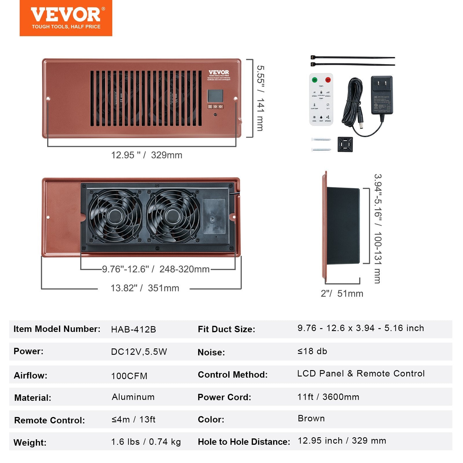 Register Booster Vent Fan