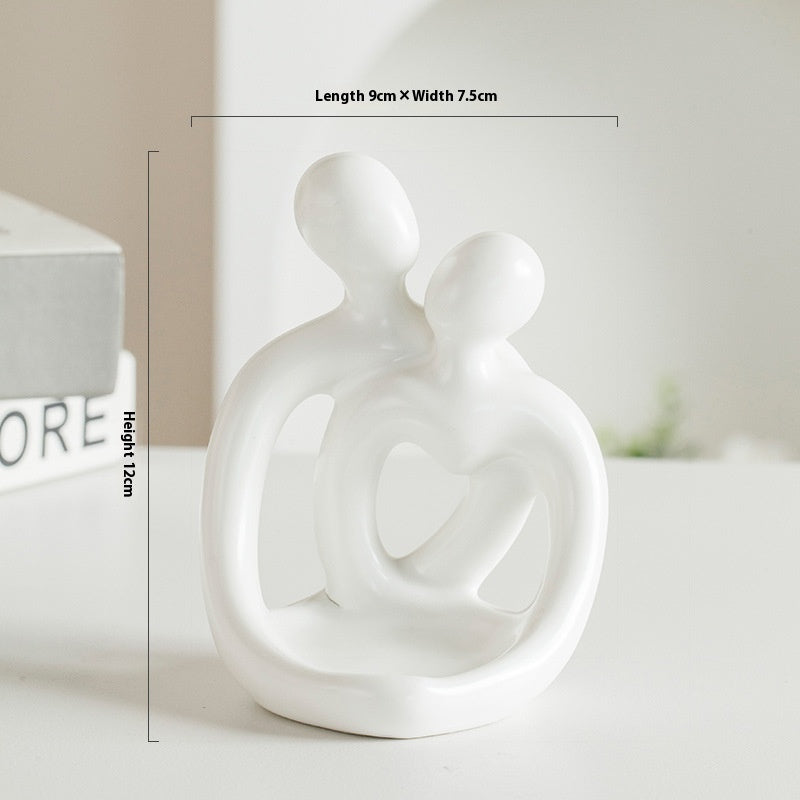 Modern Ceramic Couple Candlestick