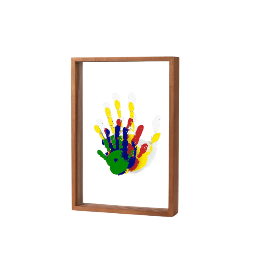 DIY Multi-person Handprint Art Souvenir