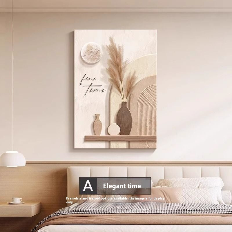 Abstract Line Character Mural Painting