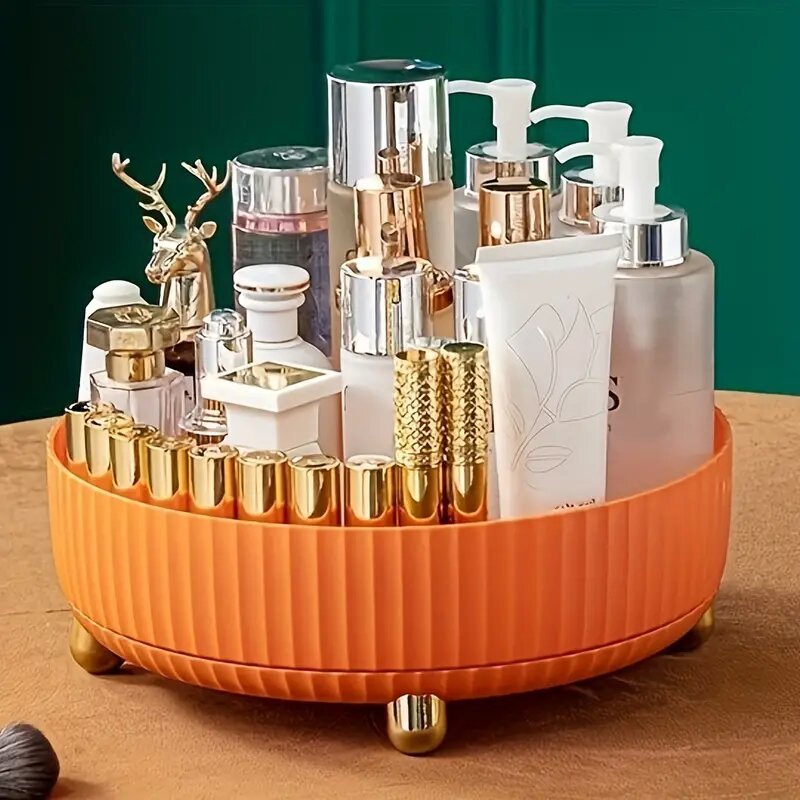 360-degree Rotating Cosmetic Storage Box