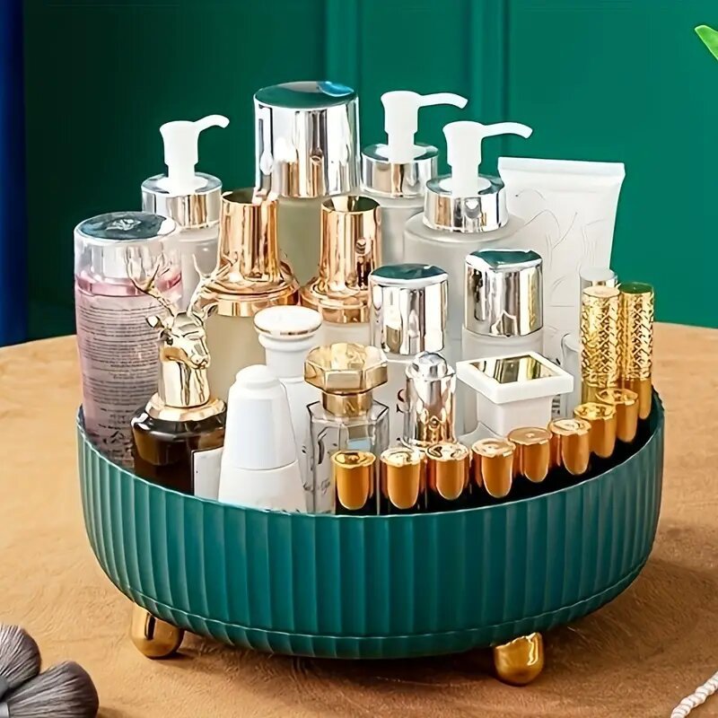 360-degree Rotating Cosmetic Storage Box