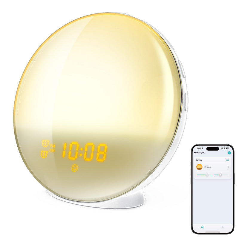 Smart Alarm Clock APP Control Simulated Sunrise