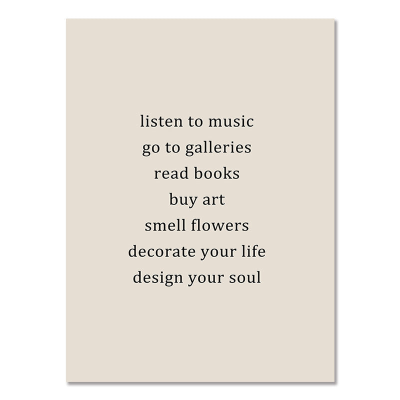 Abstract Bohemian Art Poster