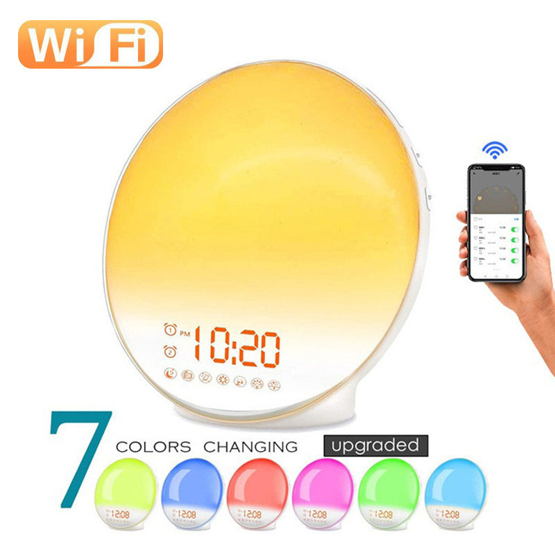Smart Alarm Clock APP Control Simulated Sunrise