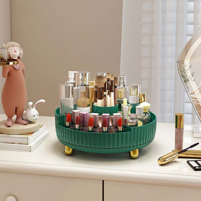 360-degree Rotating Cosmetic Storage Box