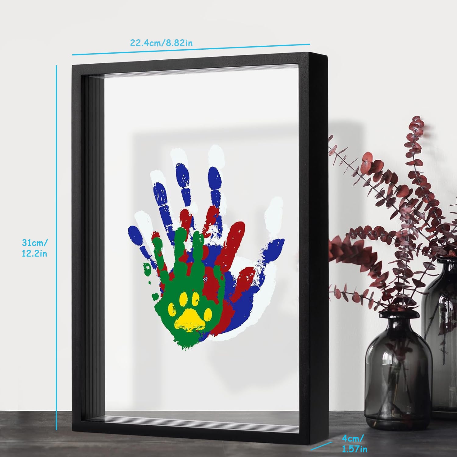 DIY Multi-person Handprint Art Souvenir