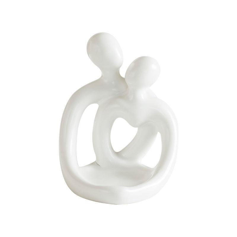 Modern Ceramic Couple Candlestick