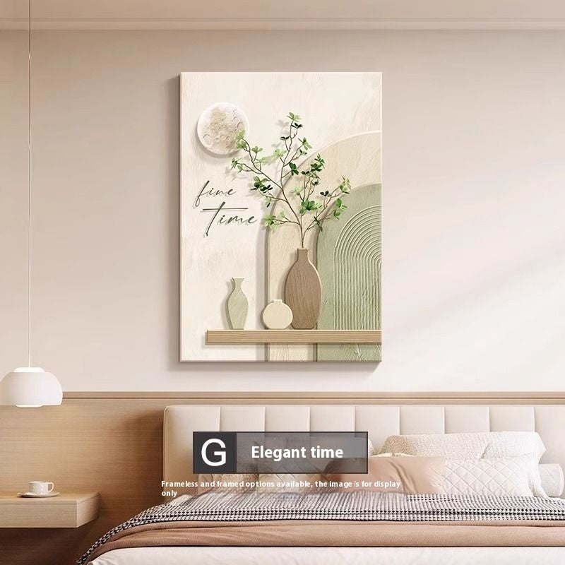 Abstract Line Character Mural Painting