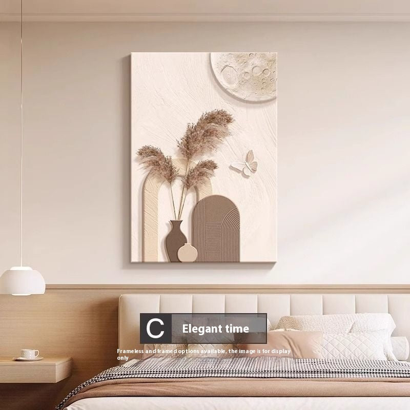 Abstract Line Character Mural Painting
