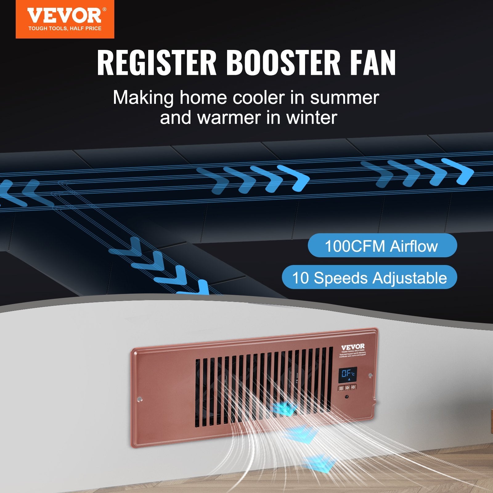 Register Booster Vent Fan