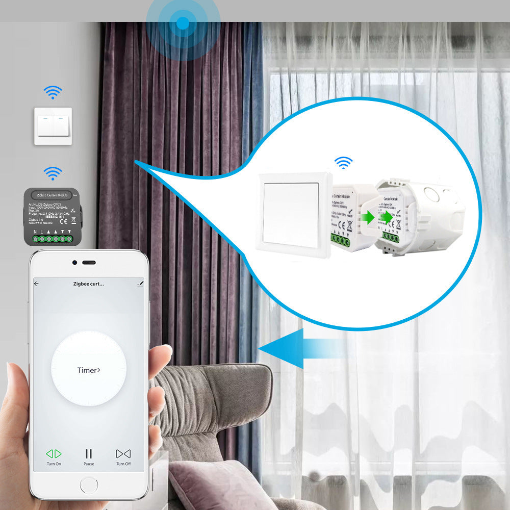RC Smart WiFi Curtain Motor