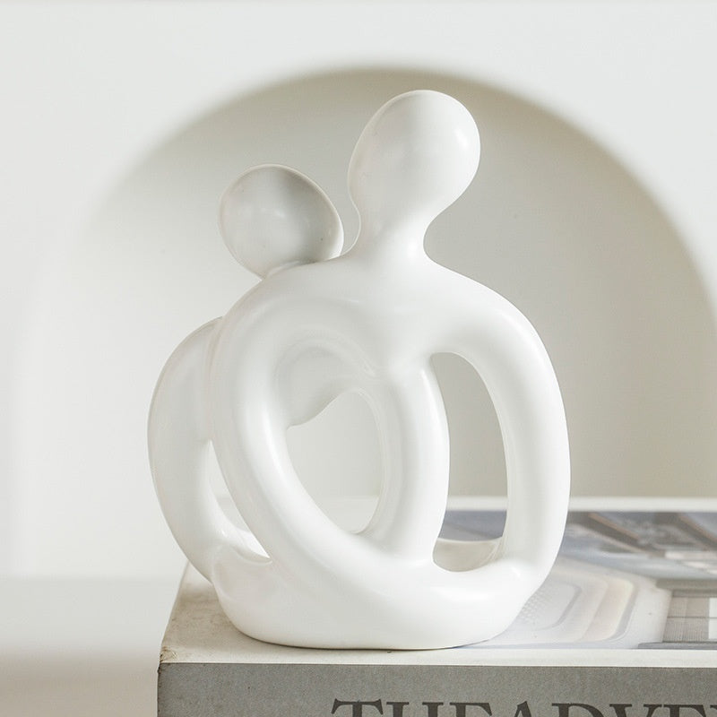 Modern Ceramic Couple Candlestick