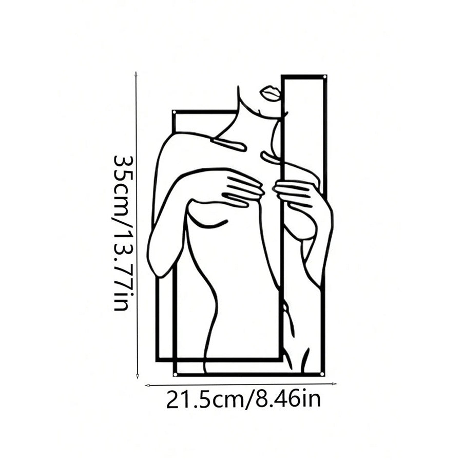 Woman Body Line Silhouette Wall Decoration